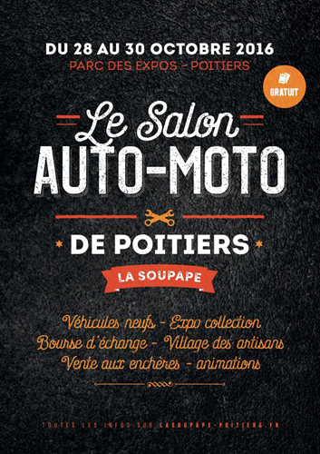 Salon auto-moto "La Soupape" à Poitiers du 28 au 30 octobre - lepetiteconomiste.com