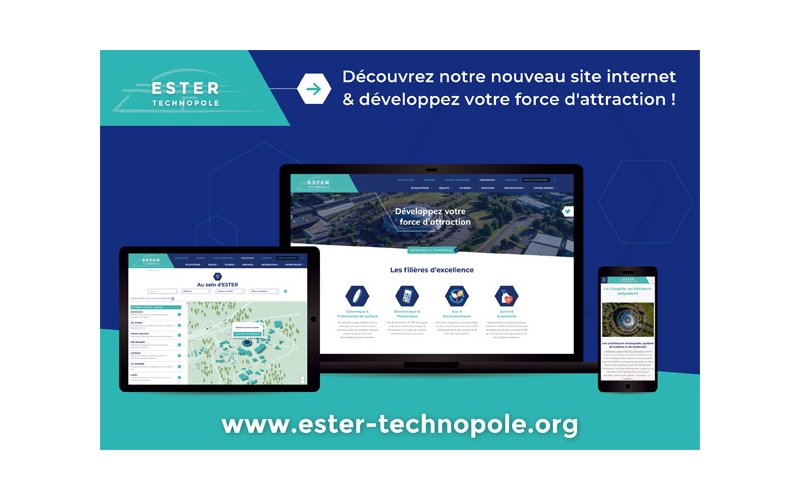 ESTER Technopole se dote d'un site vitrine ESTER Technopole se dote d'un site vitrine