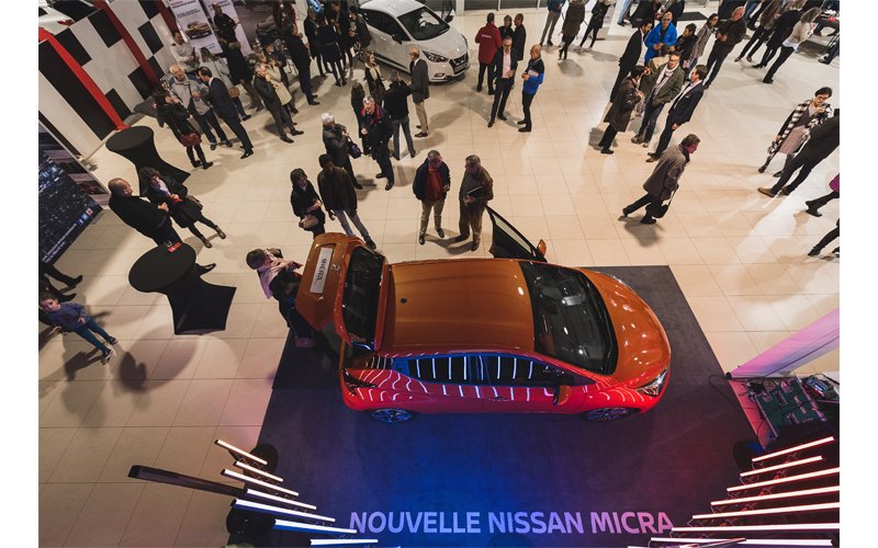 La nouvelle Nissan Micra à l'honneur à Poitiers La nouvelle Nissan Micra à l'honneur à Poitiers