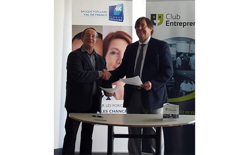 Le club Entreprendre en Vienne et la Banque Populaire Val de France signent (…) Le club Entreprendre en Vienne et la Banque Populaire Val de France signent (…)