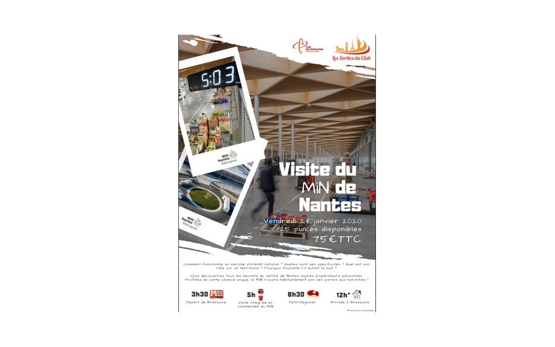 Le Club des entreprises du Bocage Bressuirais visite le MiN de Nantes